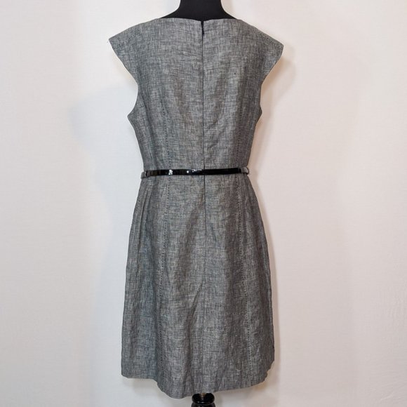 BOGO 1/2 Off Mercer & Madison 100 Linen Grey Dress - Picture 6 of 10